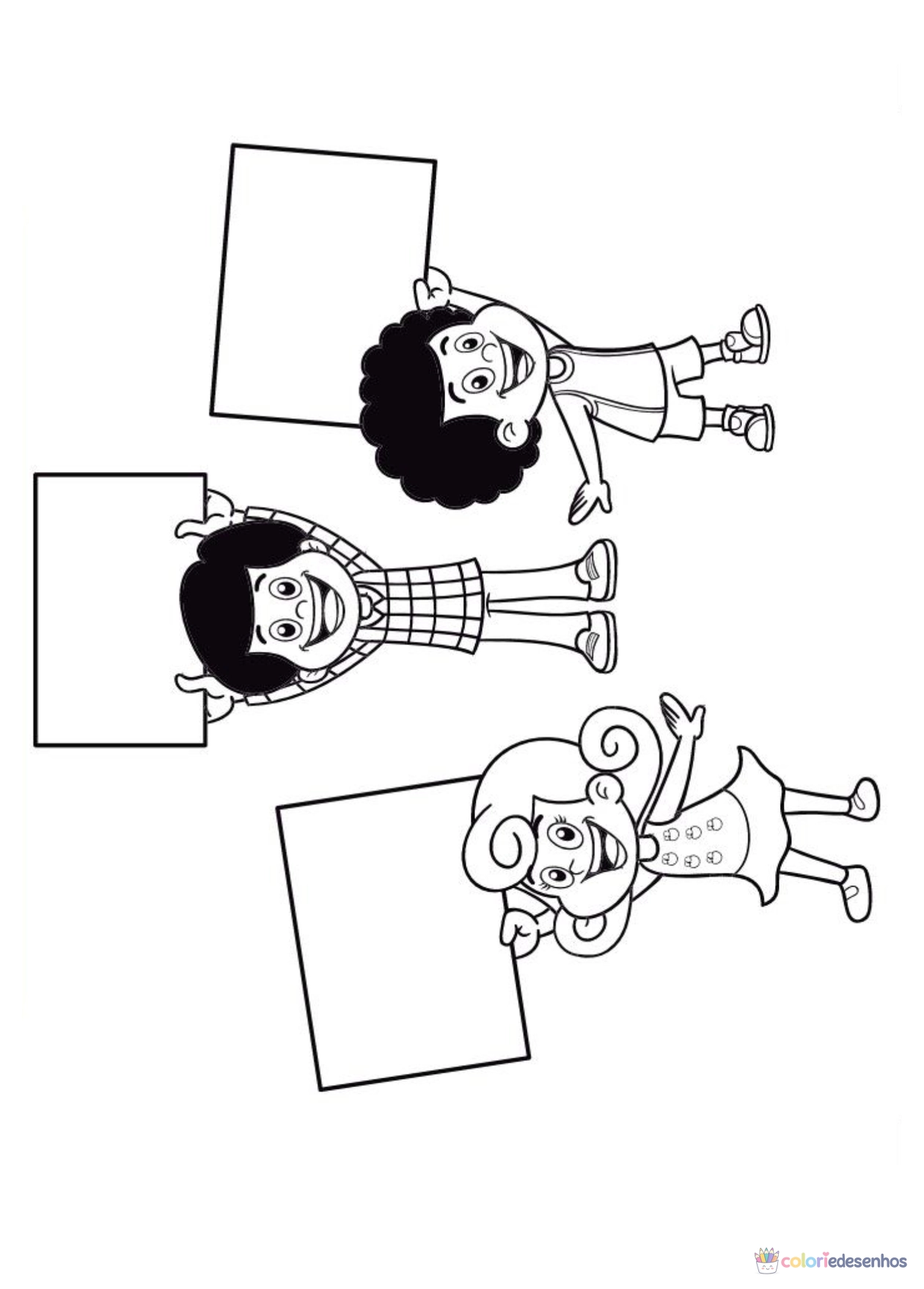 3 palavrinhas para imprimir e colorir para colorir