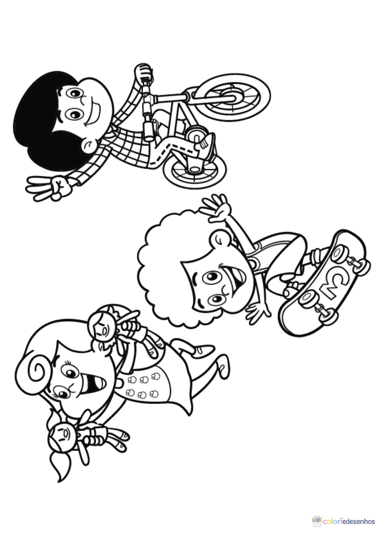 3 palavrinhas para imprimir e colorir para colorir
