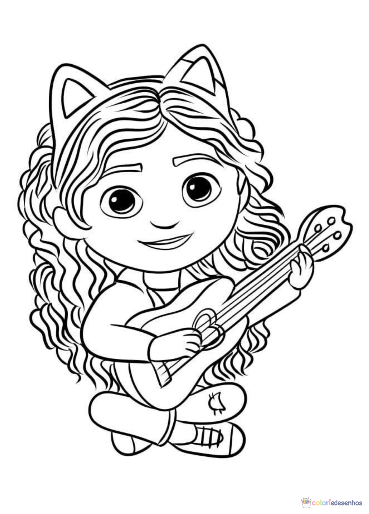 A casa mágica da Gabby para imprimir e colorir para colorir