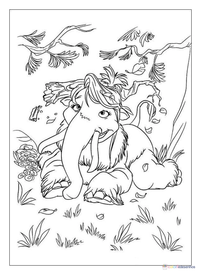 Desenhos de A Era do Gelo para colorir