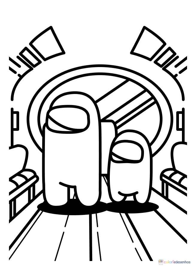 Among Us para colorir