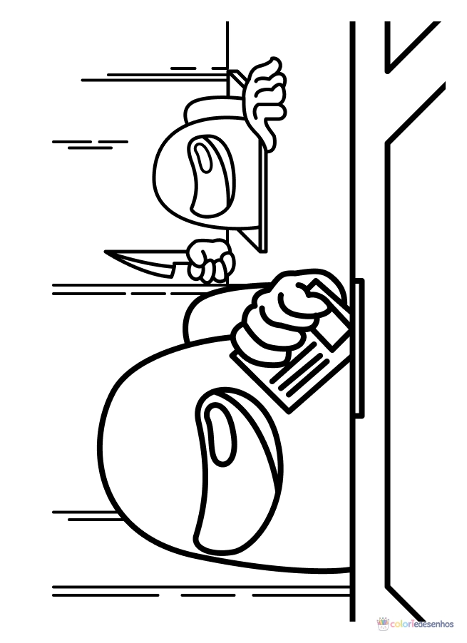 Among Us para colorir