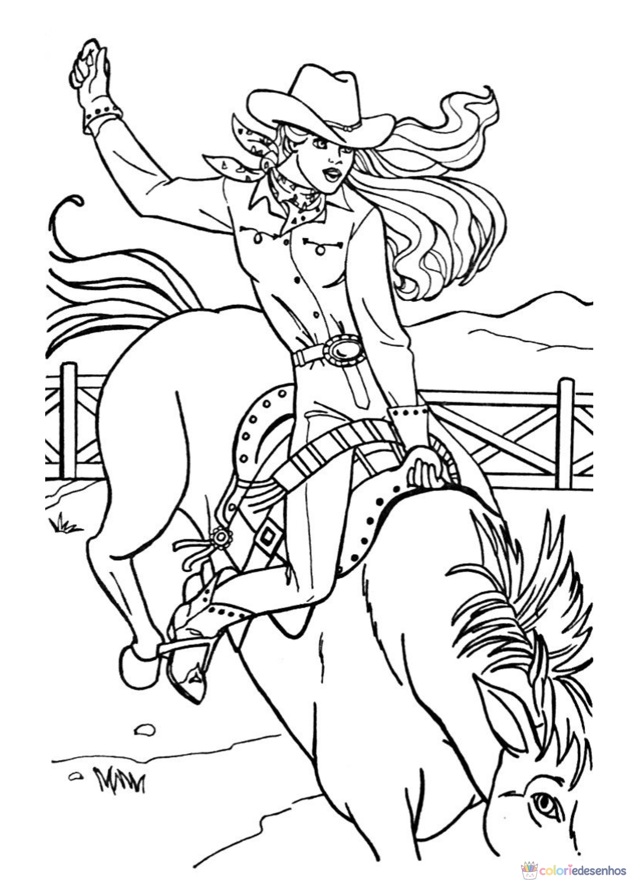 Ana Castela para imprimir e colorir para colorir