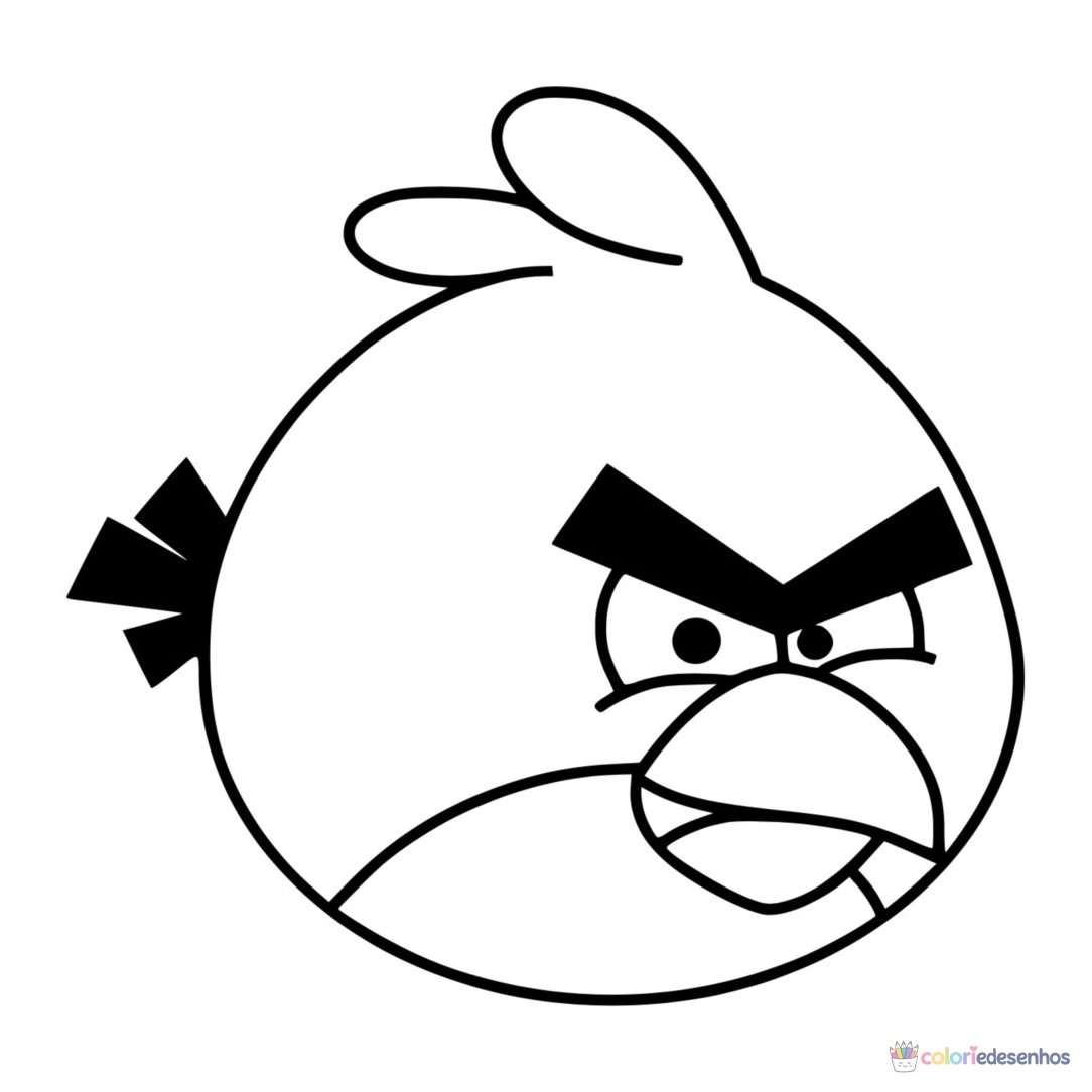 Angry Birds para colorir