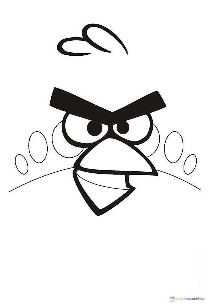 Angry Birds #10 para colorir