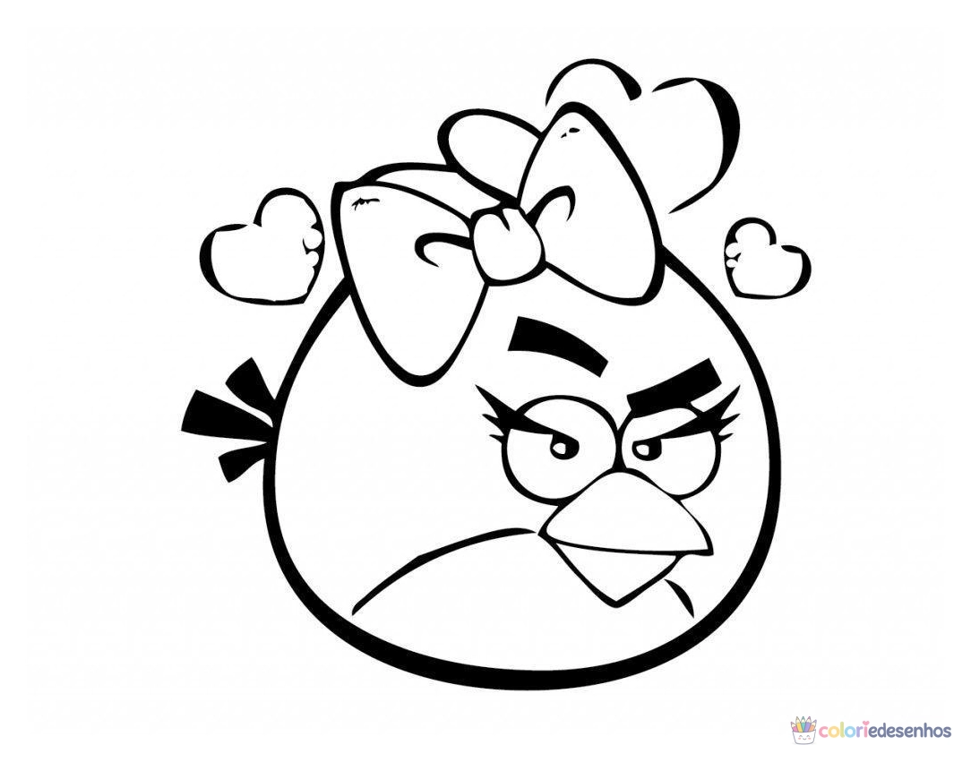 Angry Birds para colorir