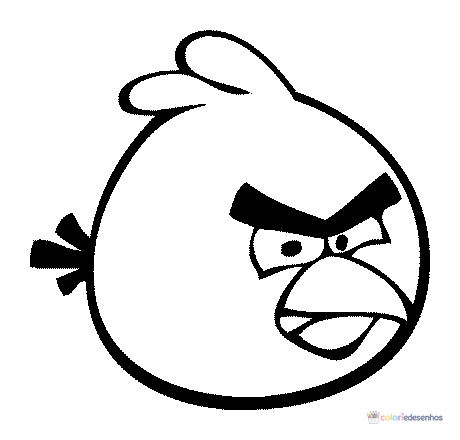 Angry Birds para colorir