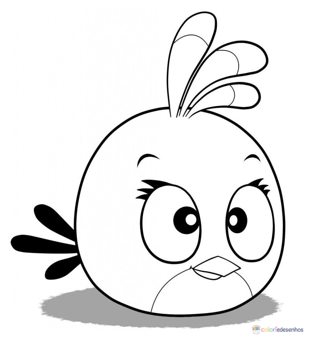 Angry Birds para colorir