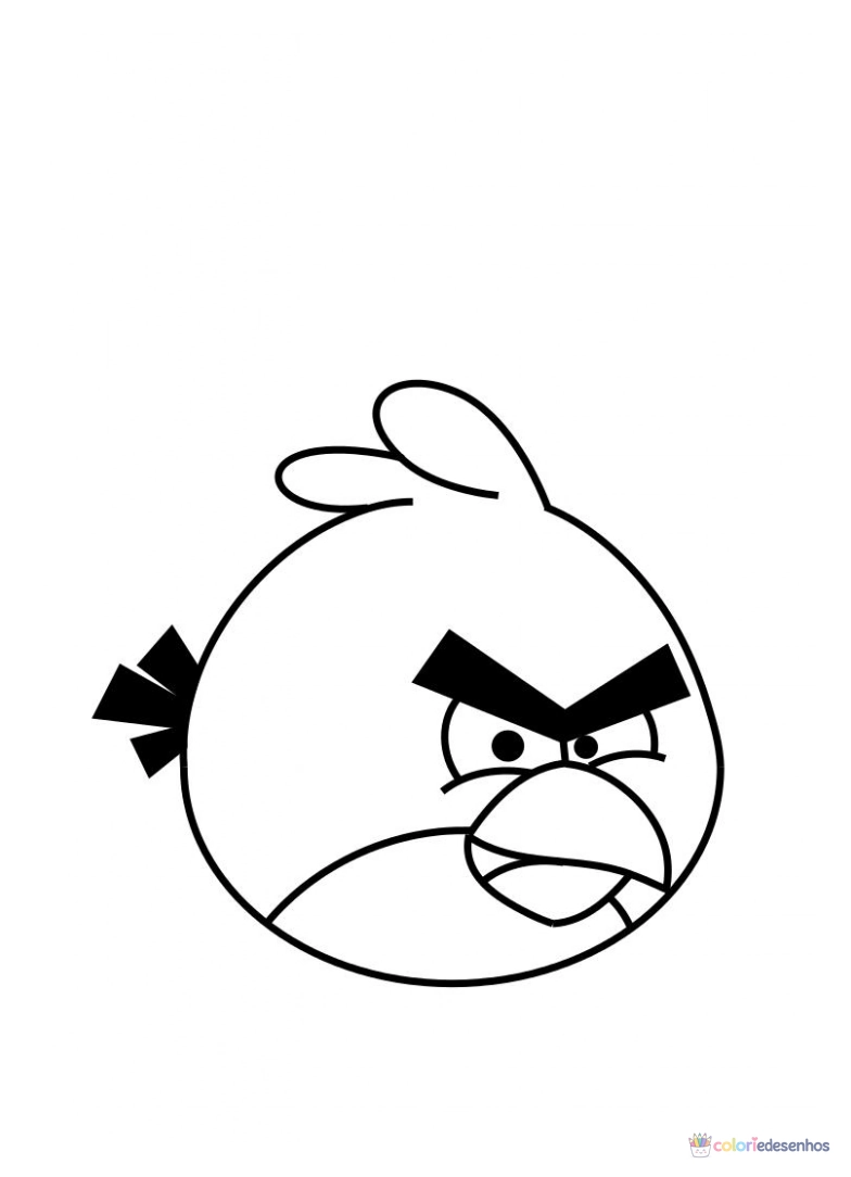 Angry Birds para colorir