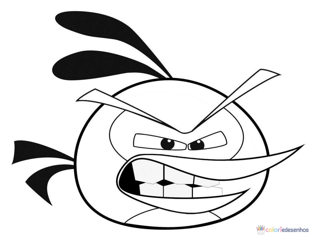 Angry Birds para colorir