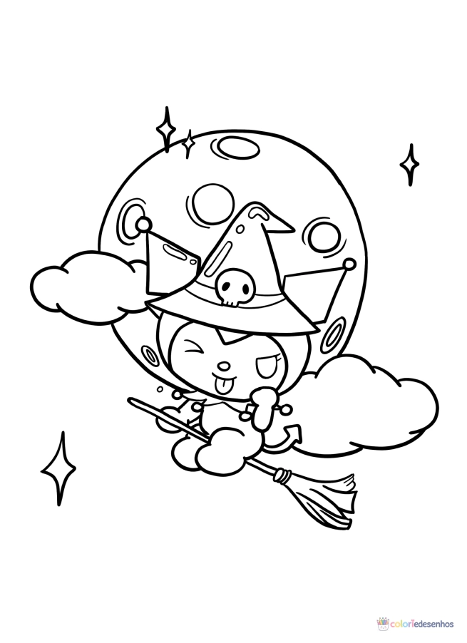 Kuromi para colorir