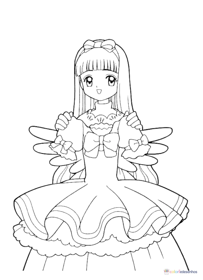 Sakura Card Captors para colorir