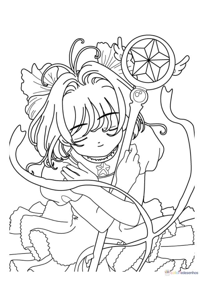 Sakura Card Captors para colorir