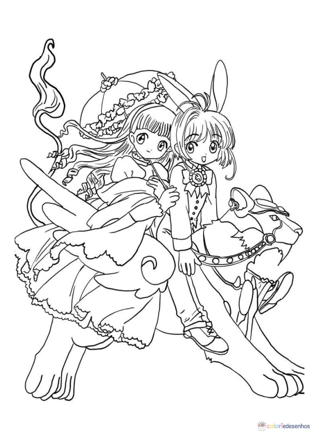 Sakura Card Captors para colorir