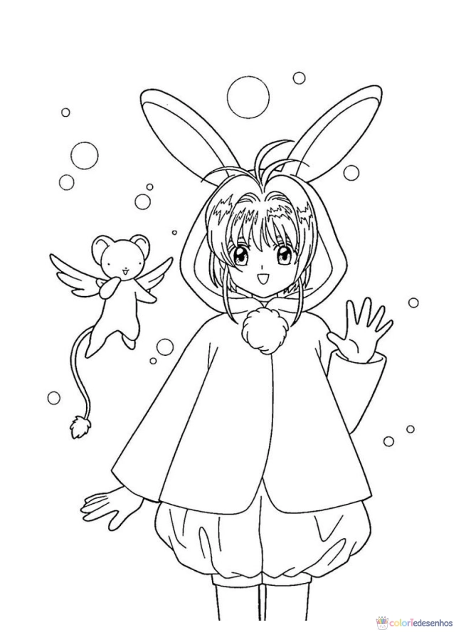 Sakura Card Captors para colorir