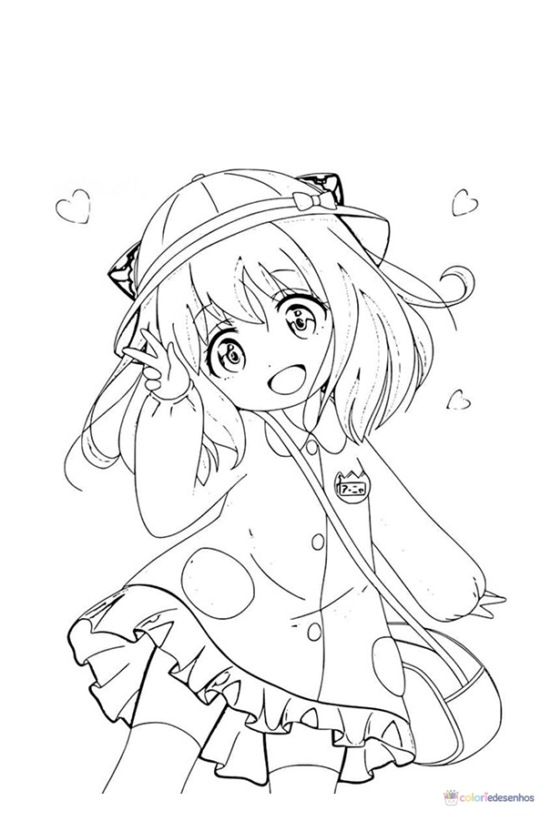 Anime para colorir