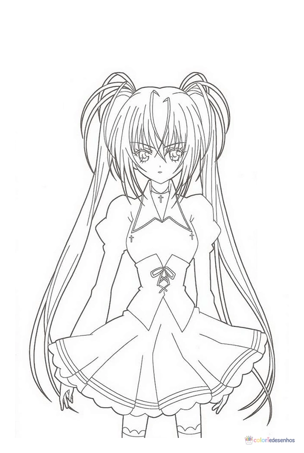 Anime para colorir