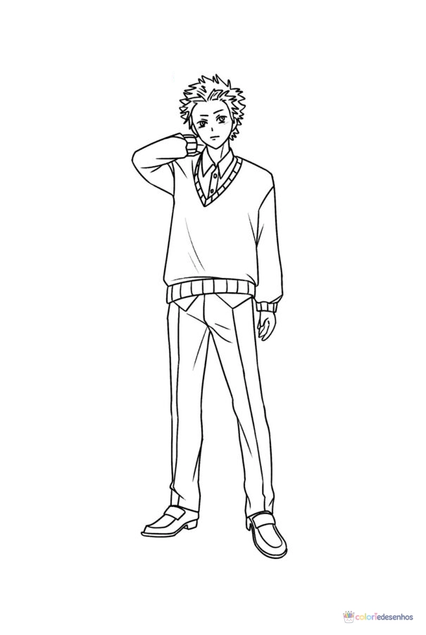 Anime para colorir