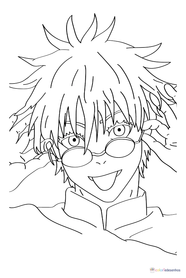 Anime para colorir