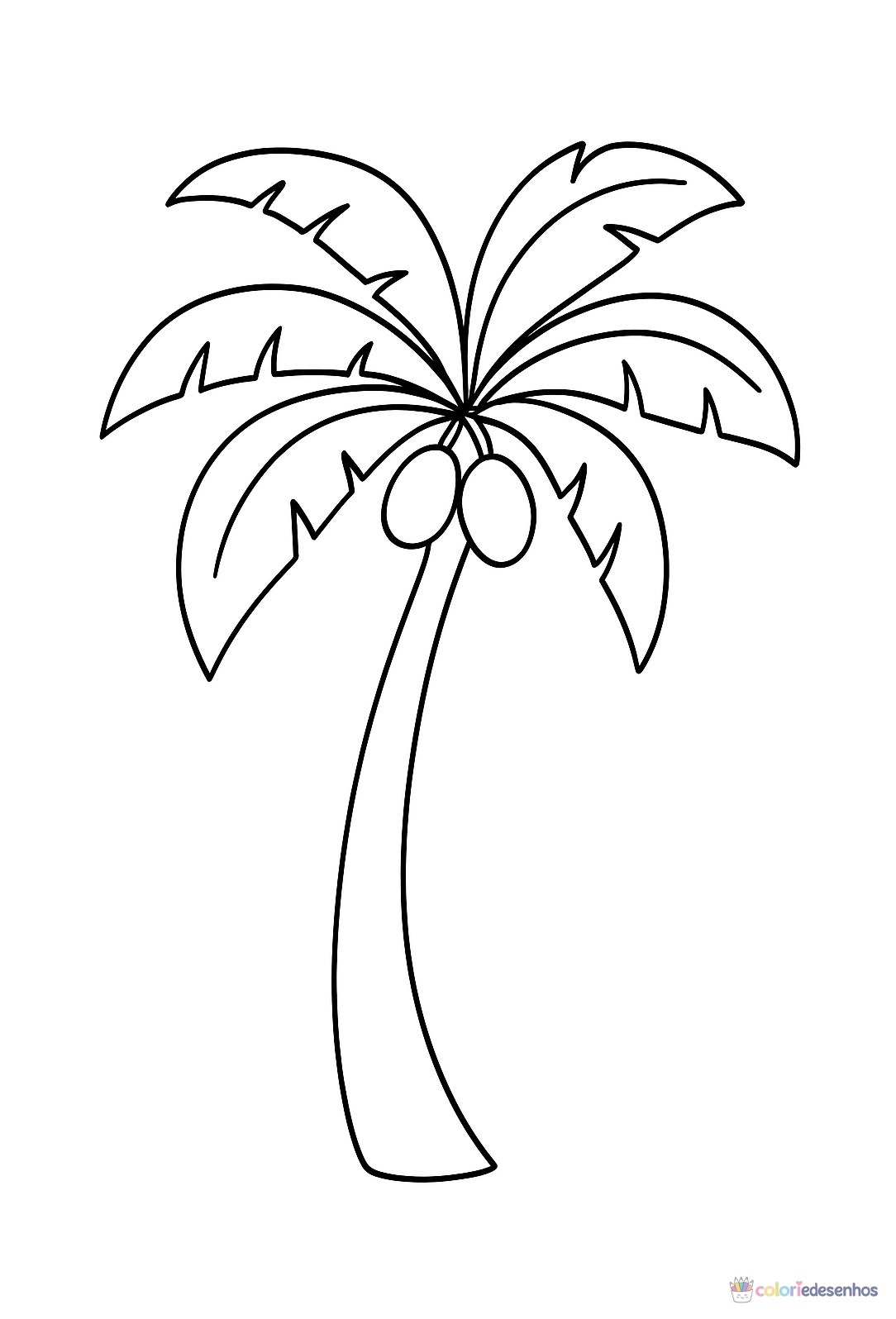 Árvore para colorir