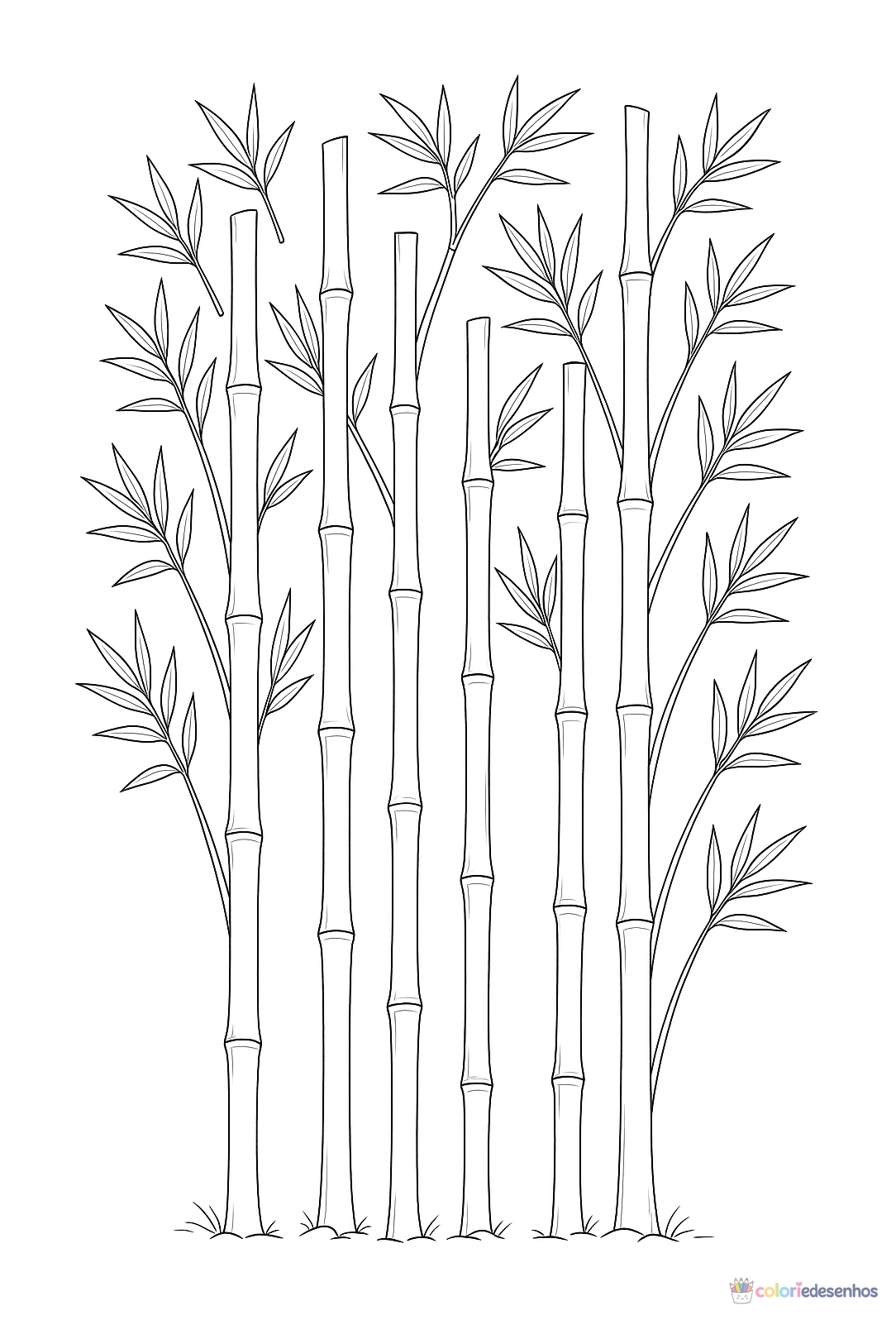 Árvore para colorir