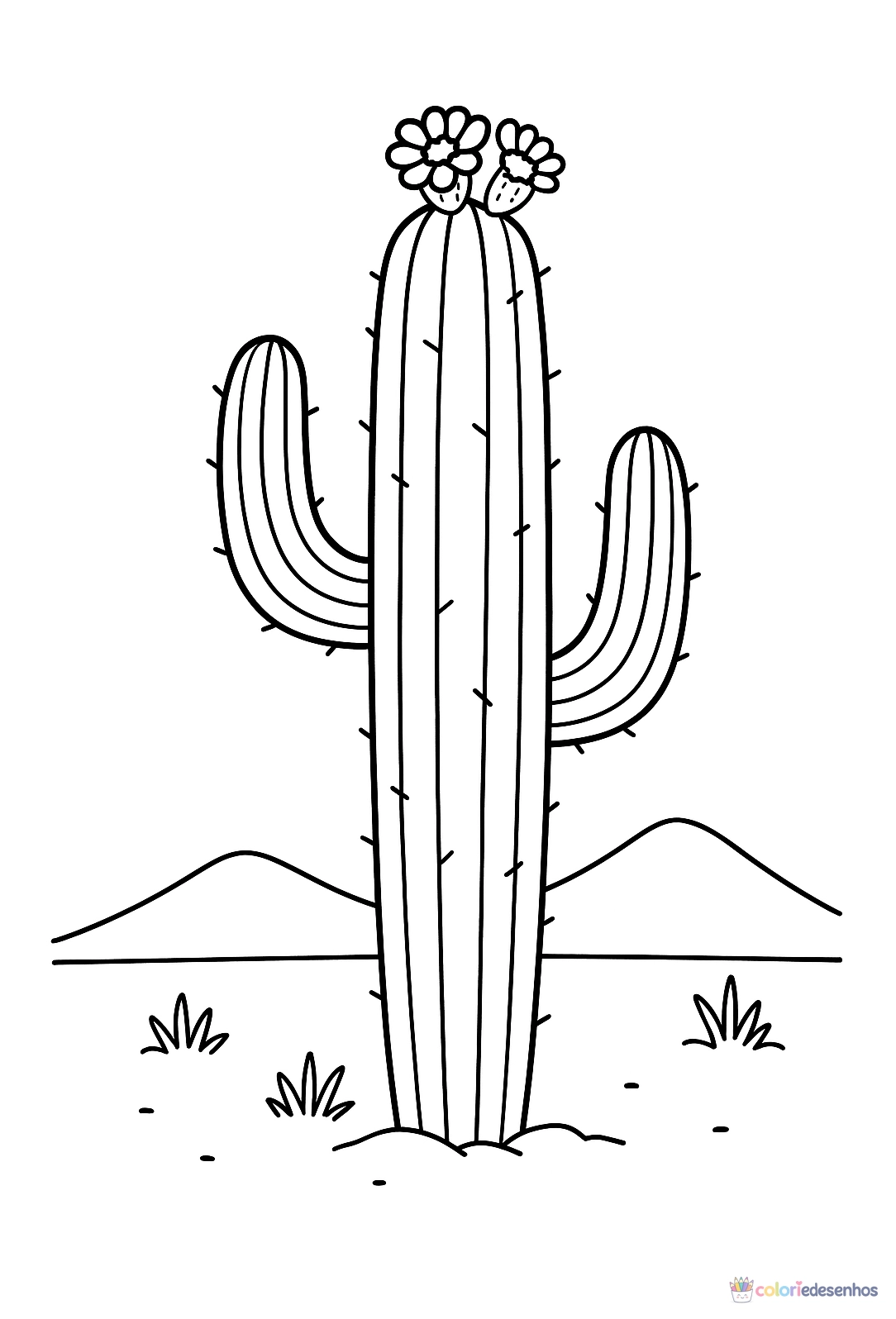 Árvore para colorir