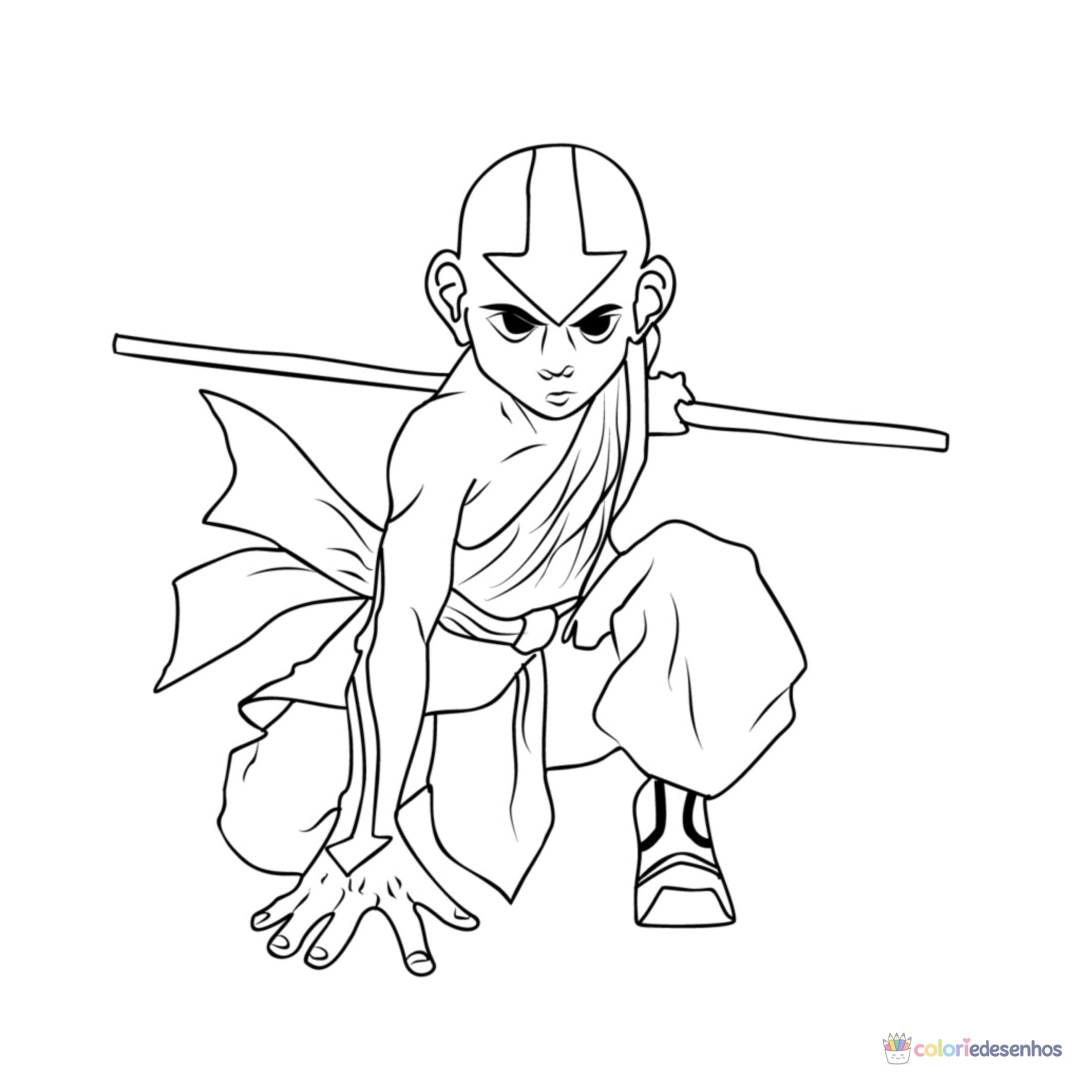 Avatar para colorir