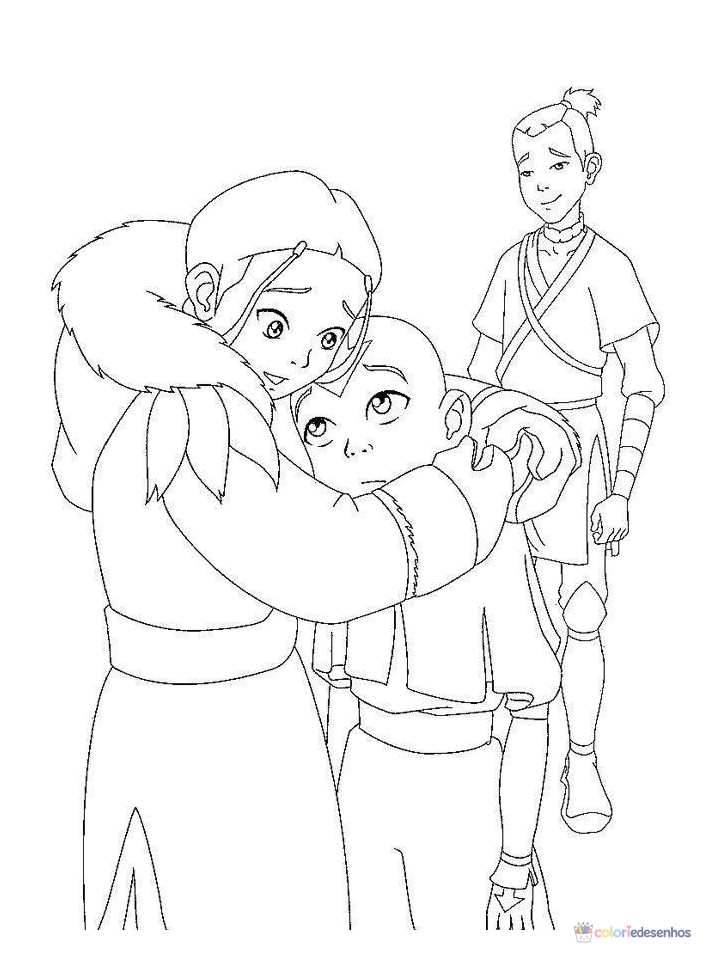 Desenhos de Avatar para colorir