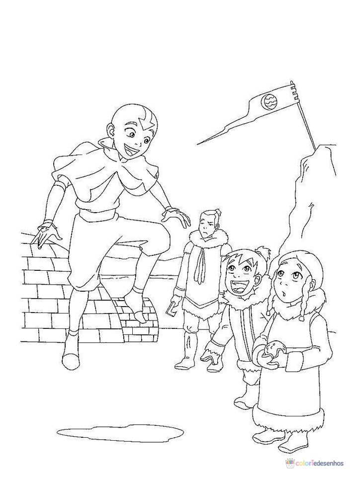 Avatar para colorir