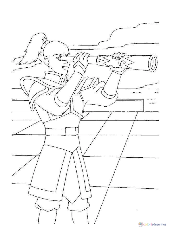 Avatar para colorir