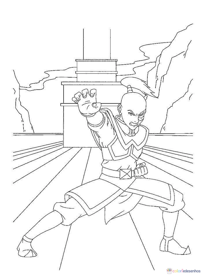Avatar para colorir