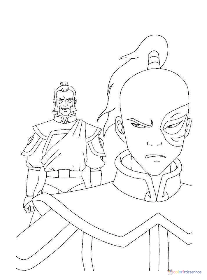 Avatar para colorir