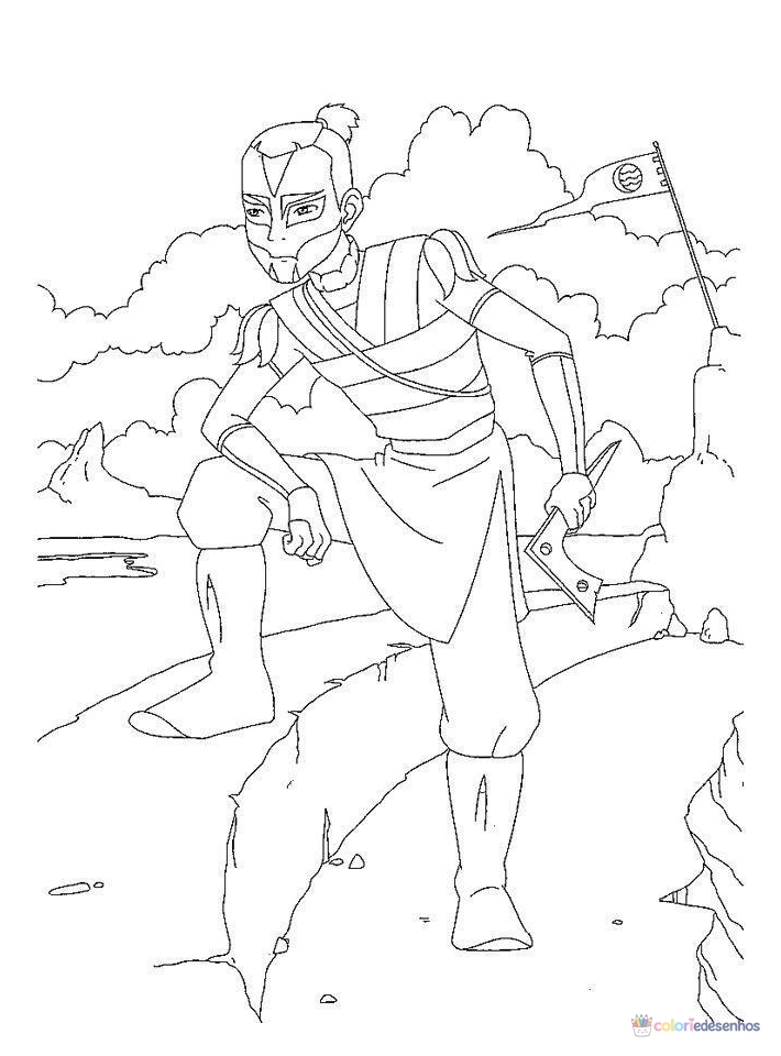 Avatar para colorir