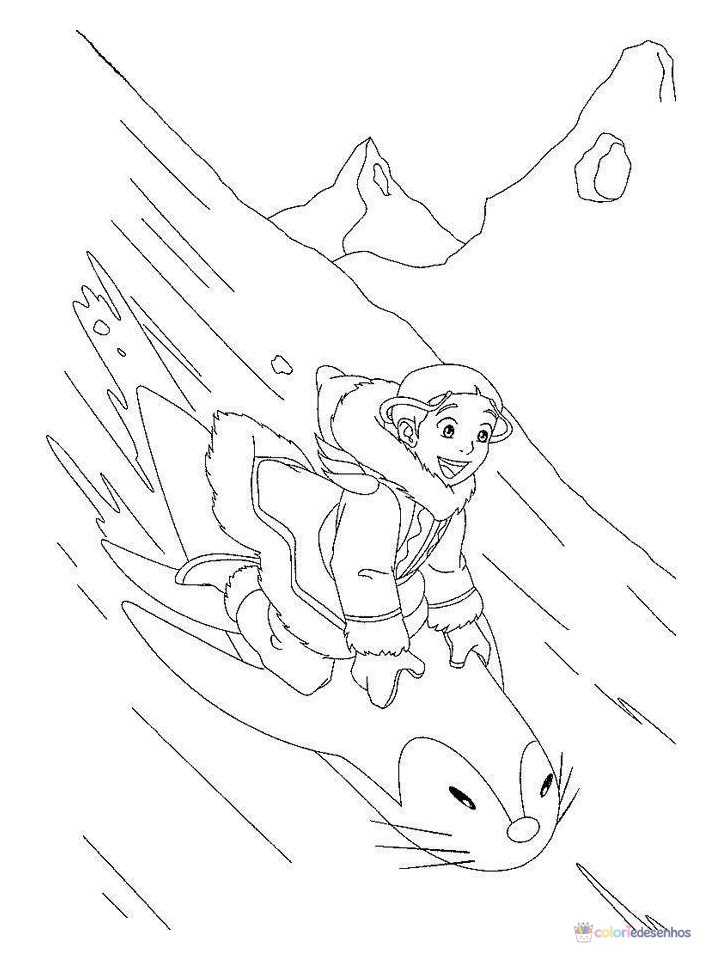 Avatar para colorir