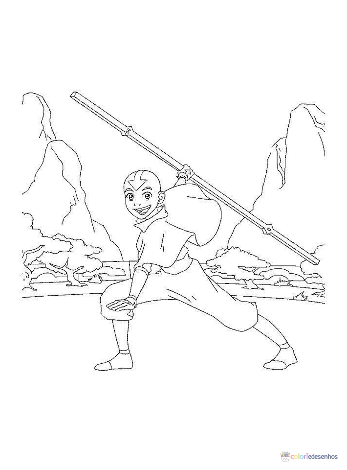 Avatar para colorir