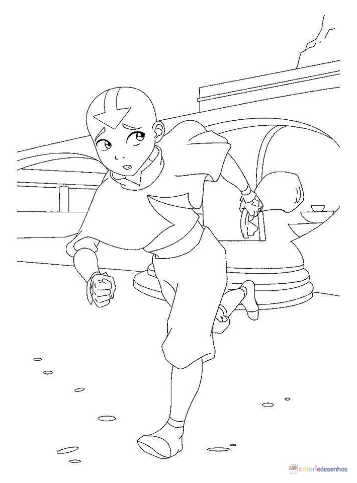 Avatar para colorir