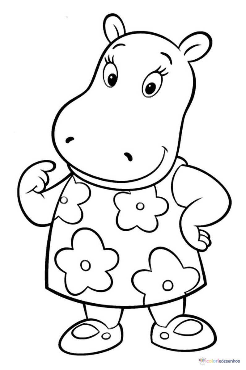 Backyardigans para colorir