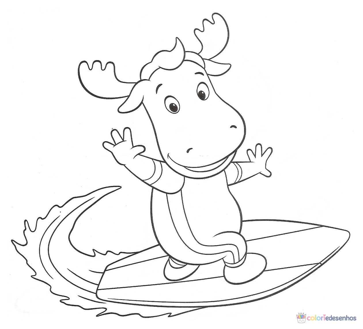 Backyardigans para colorir