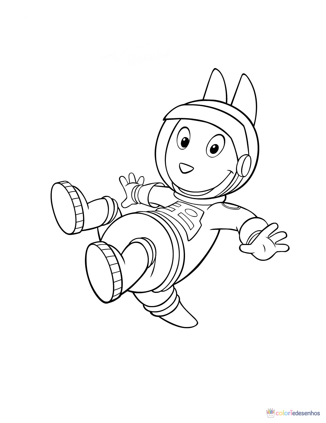 Backyardigans para colorir