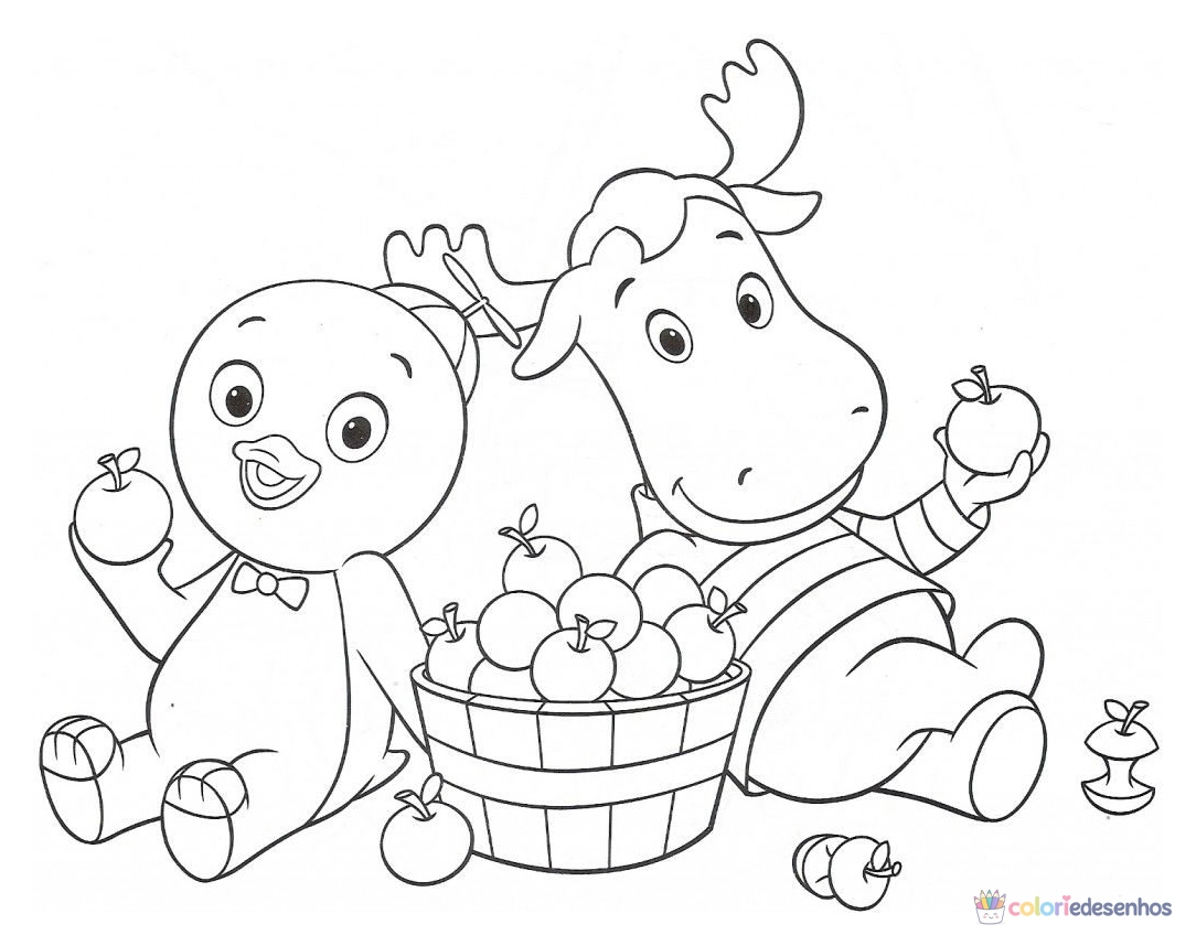 Backyardigans para colorir