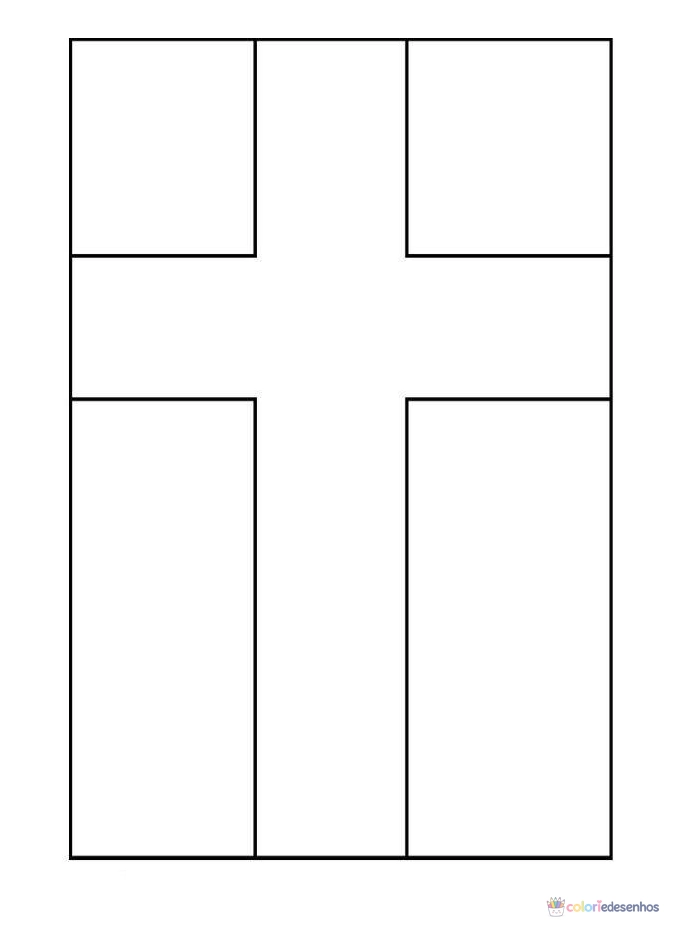 Bandeiras para colorir
