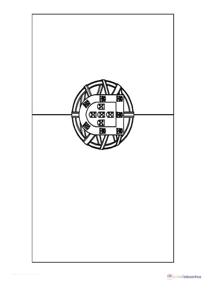 Bandeiras para colorir