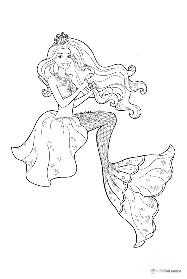 Desenhos de Barbie para colorir