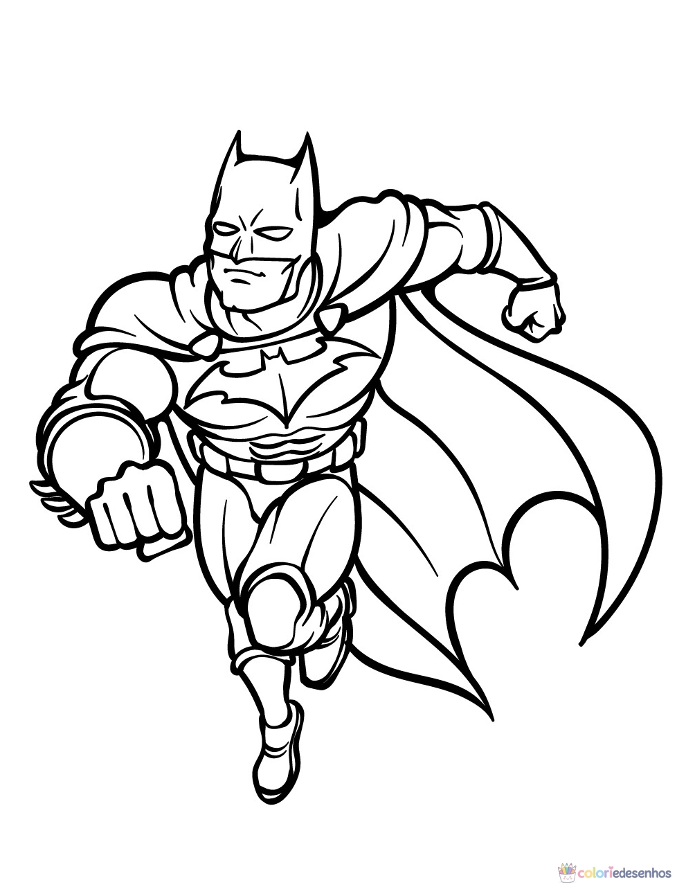 Batman para colorir