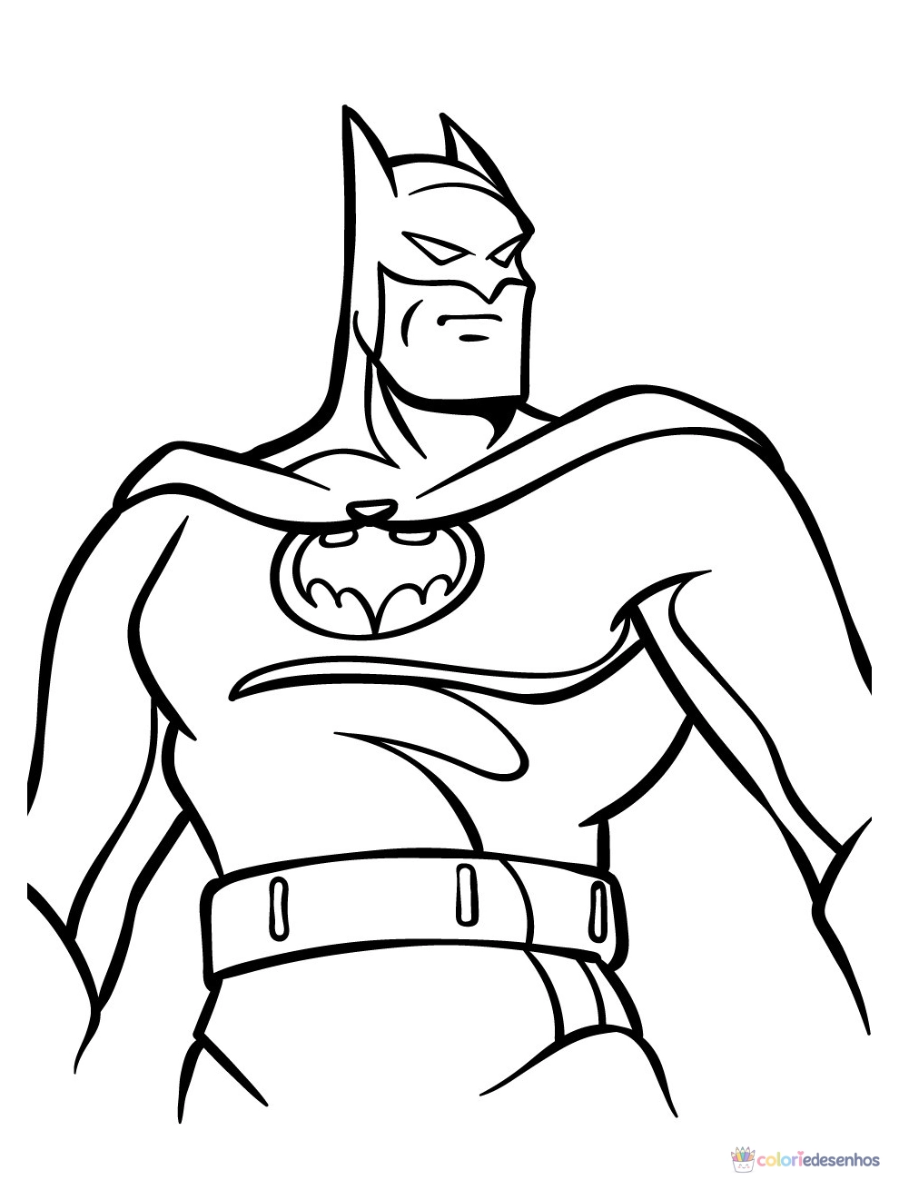 Batman para colorir