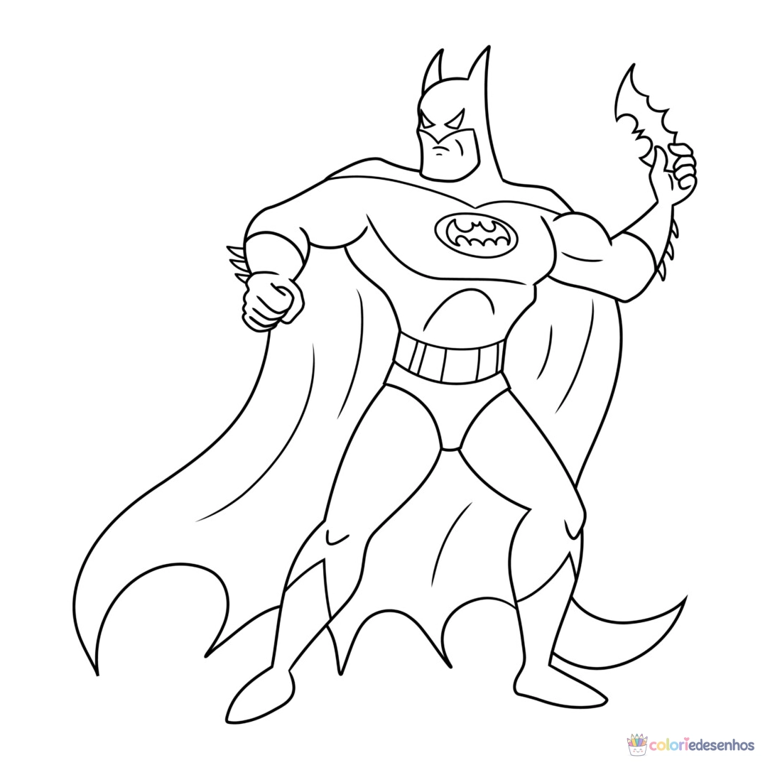 Batman para colorir