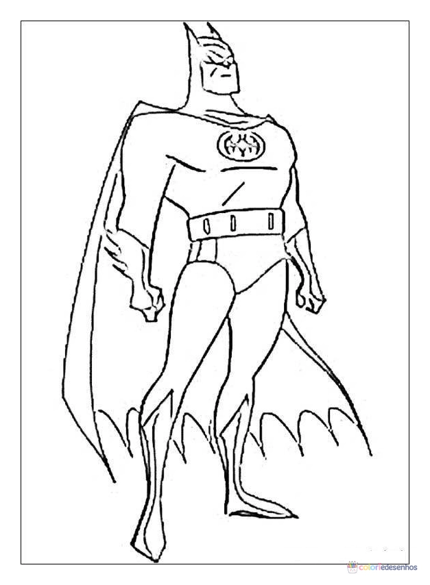 Batman para colorir