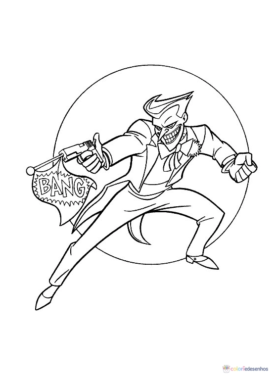 Batman para colorir