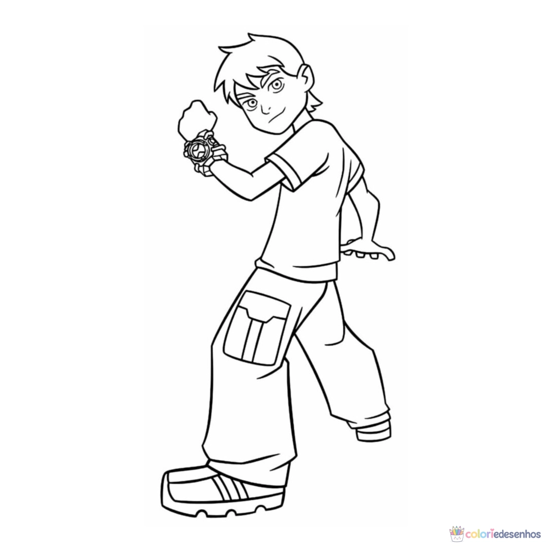 Ben 10 para colorir