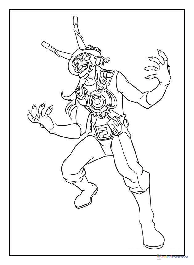 Desenhos de Ben 10 para colorir